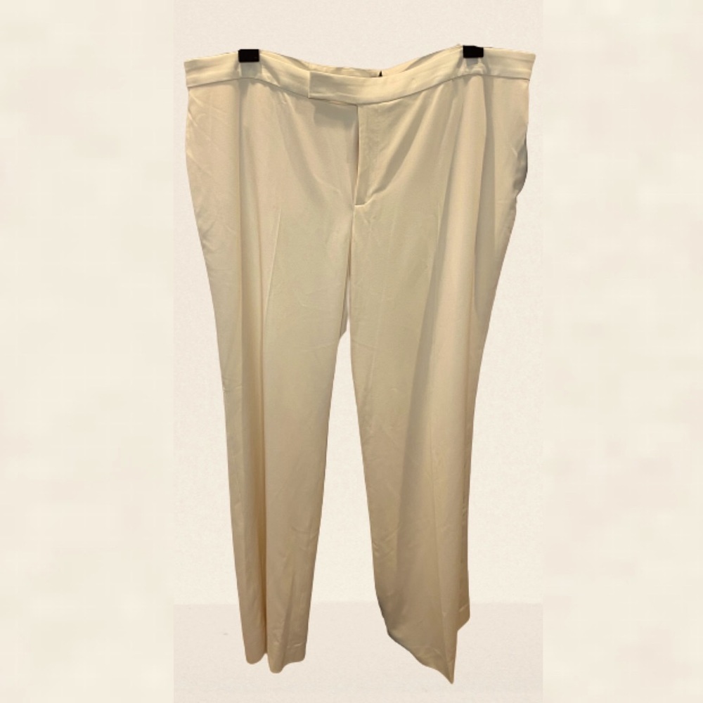 Women’s ivory dress pants / trousers from Ralph Lauren